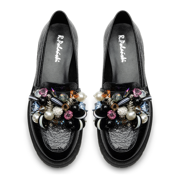 Mokasyny R.Polański 1696 - Czarny Naplak