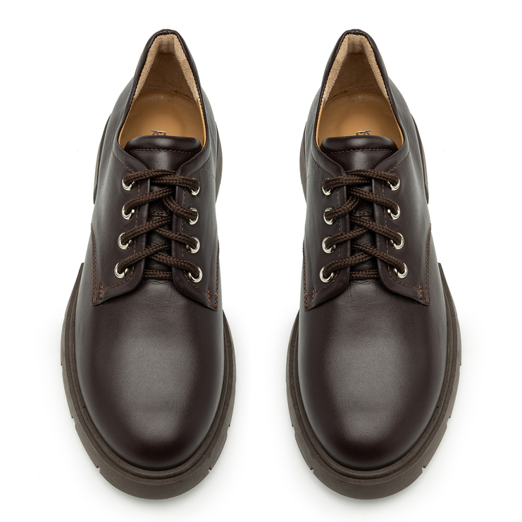 Oxfordy R.Polański 2078 - Brązowy Lico