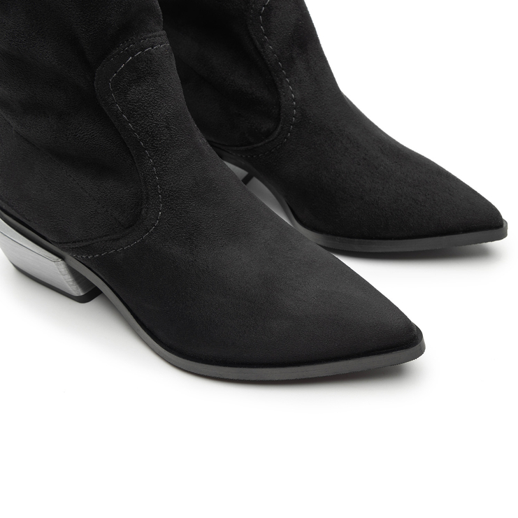 Botki R.Polański 1577 - Czarny Zamsz