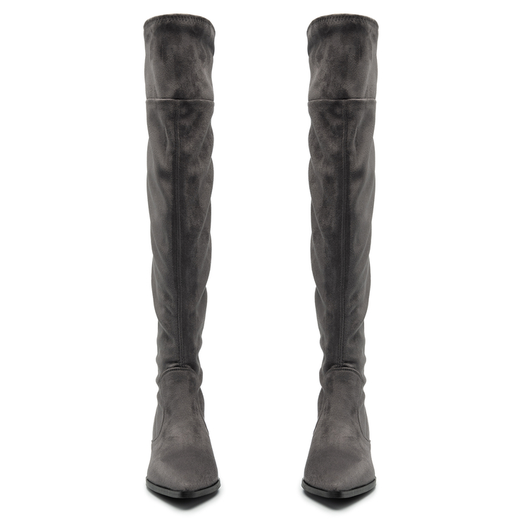 Kozaki R.Polański 1619 - Grafitowy Zamsz