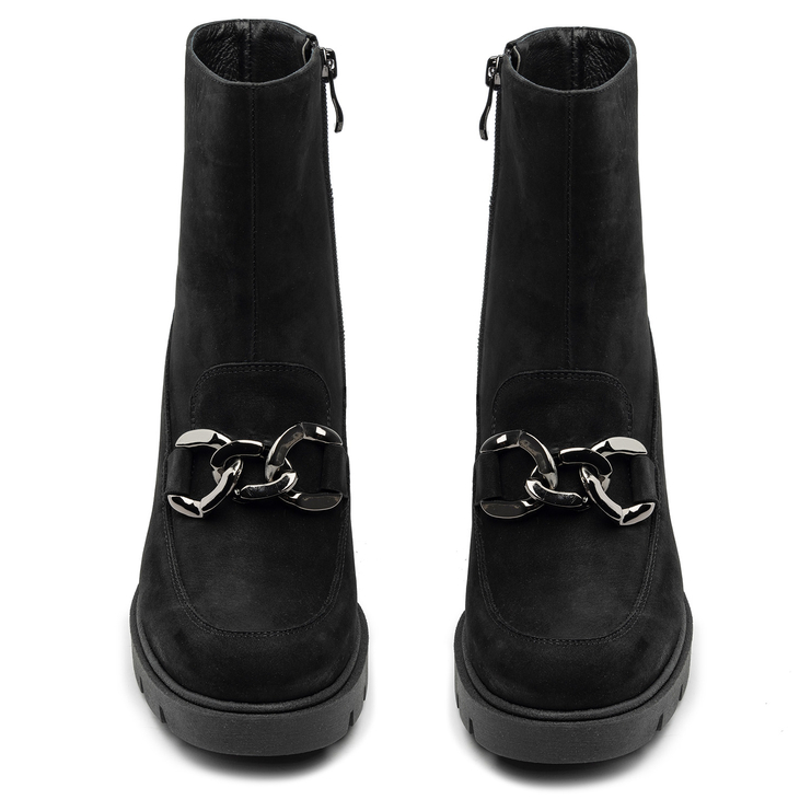 Botki R.Polański 1363 - Czarny Nubuk