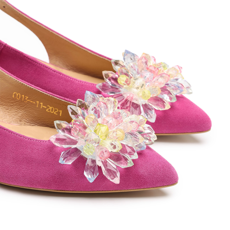 Sandały 1015 - Magnolia Zamsz