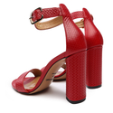 Sandały 876 - Czerwona Plecionka