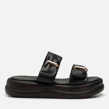 Klapki R.Polański 2193 - Czarny Lico