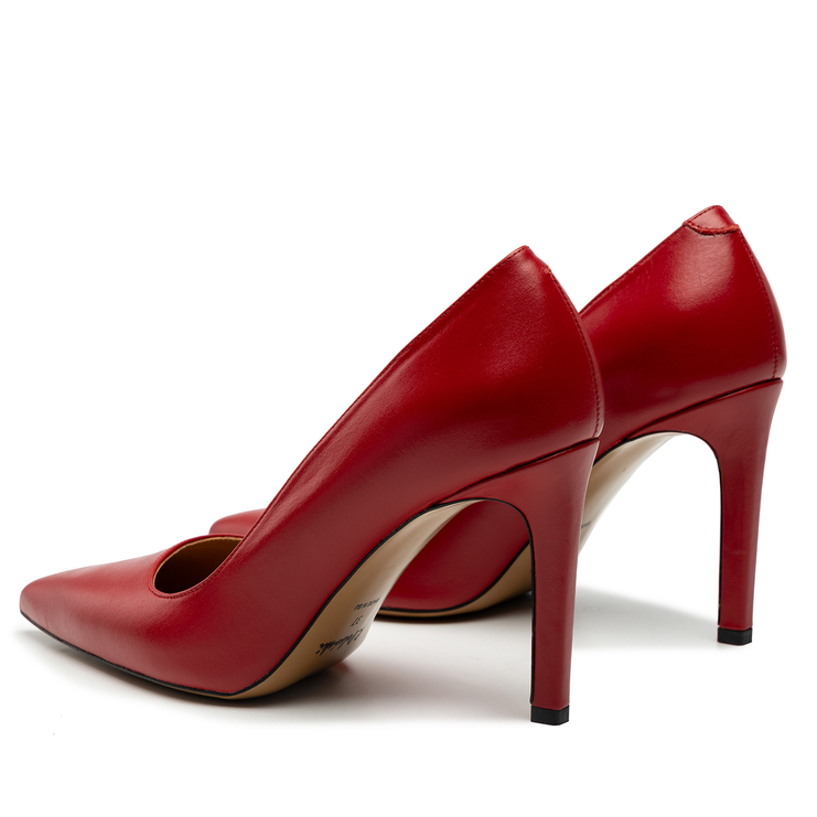 Czółenka R.Polański 1809 - Czerwony Lico