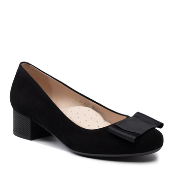 Czółenka 993 - Czarny Zamsz Comfort