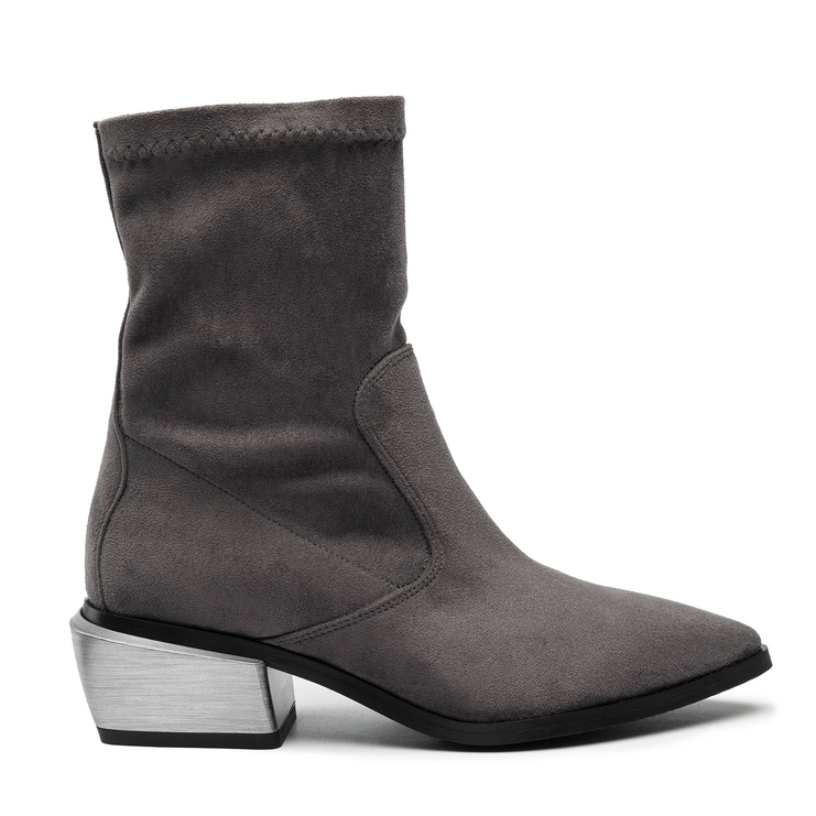 Botki R.Polański 1577 - Grafit Zamsz