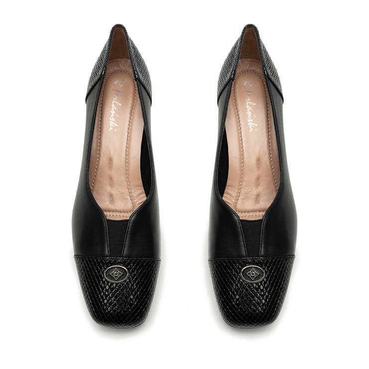 Czółenka R.Polański 1990 - Czarny Lico