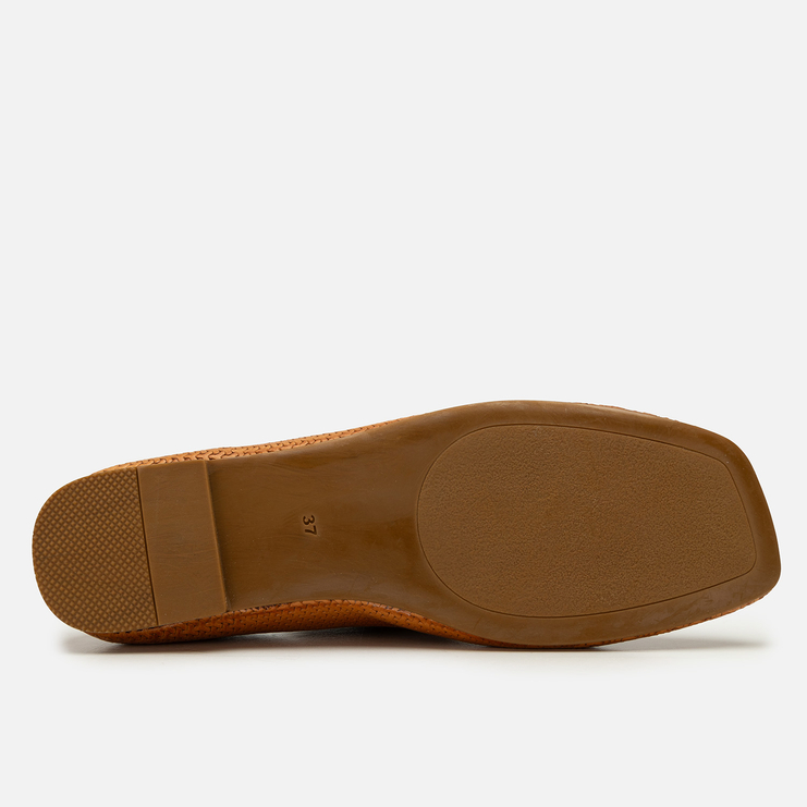 Baleriny R.Polański 2192 - Camel Plecionka