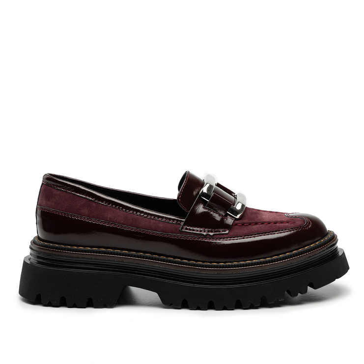 Półbuty R.Polański 2006 - Bordowy Lakier