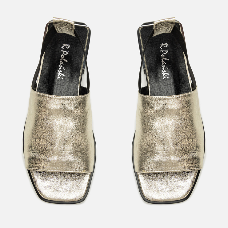 Sandały R.Polański 2165 - Złoty Lico