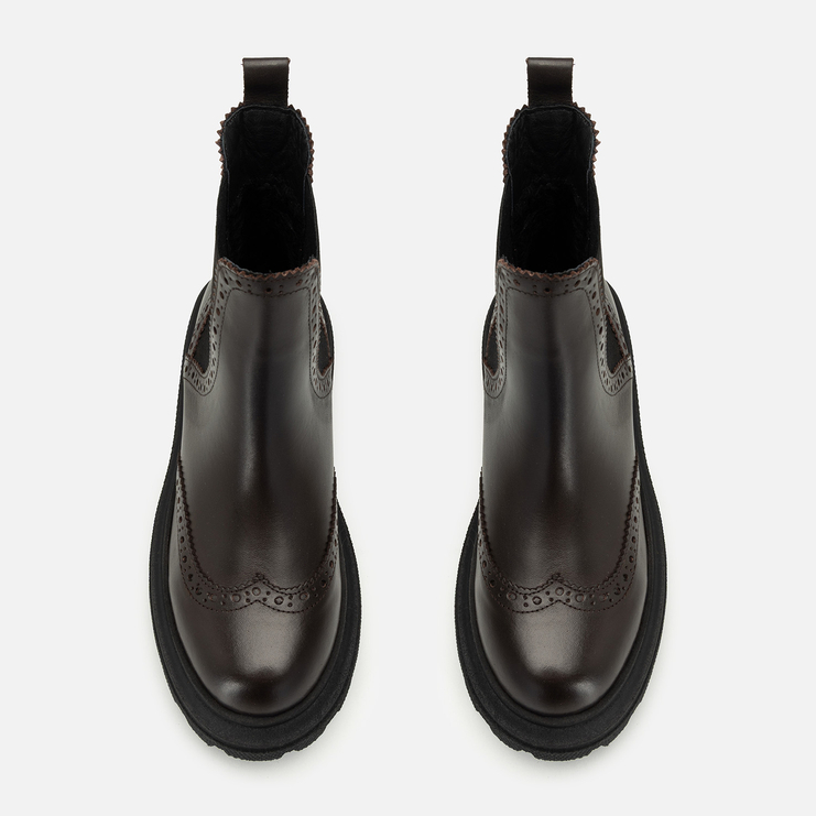 Botki R.Polański 2242 - Brązowy Lico