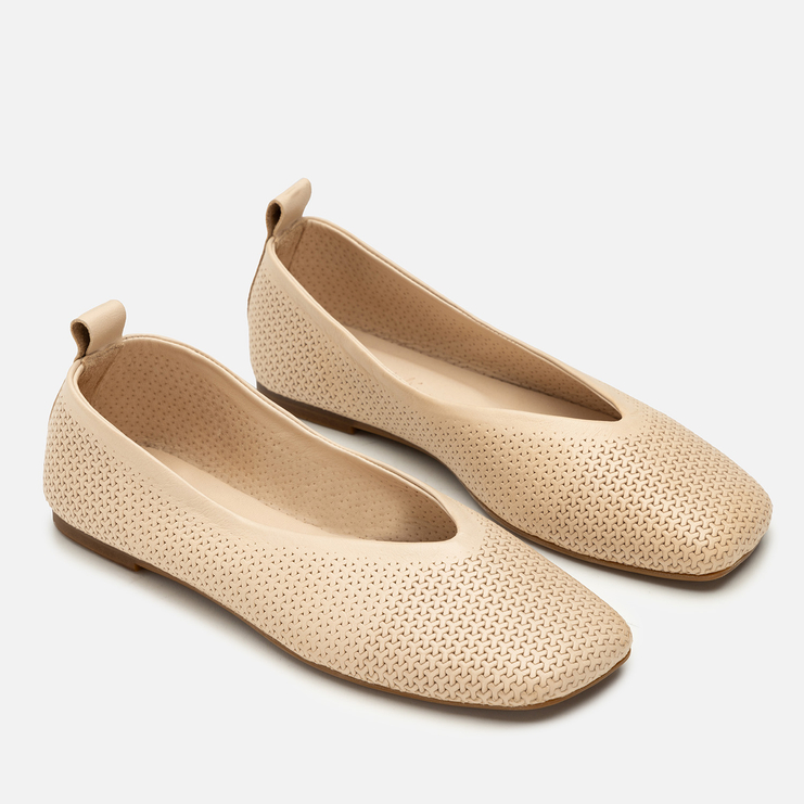 Baleriny R.Polański 2192 - Beżowy Lico