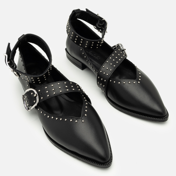 Baleriny R.Polański 2142 - Czarny Lico