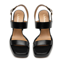 Sandały R.Polański 1451 - Czarny Lico