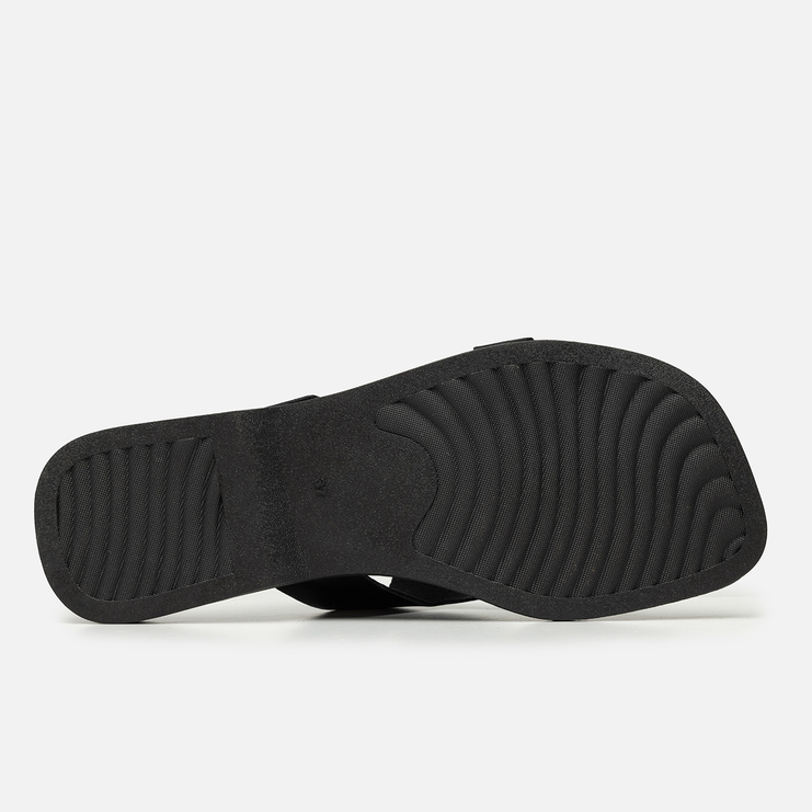 Klapki R.Polański 2203 - Czarny Lico