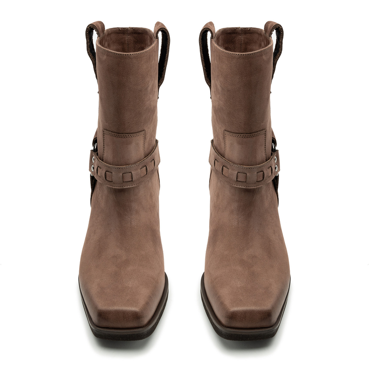 Botki R.Polański 1920 - Brązowy 2060 Nubuk