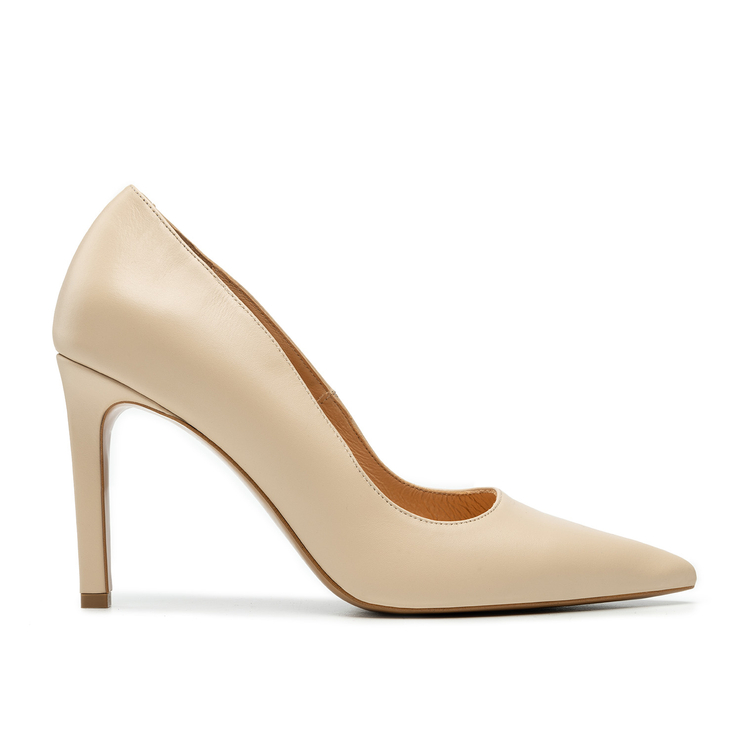 Czółenka R.Polański 1809 - Beżowy Lico