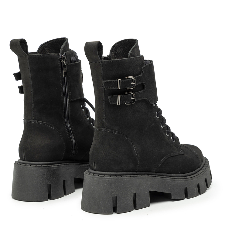 Trapery R.Polański 1917 - Czarny Nubuk