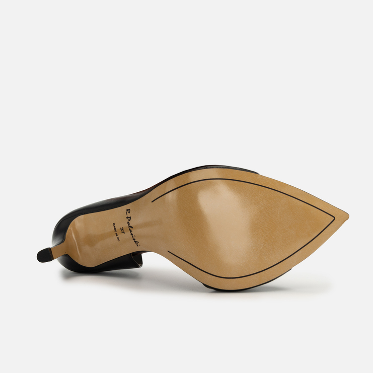 Szpilki R.Polański 2273 - Czarny Lico