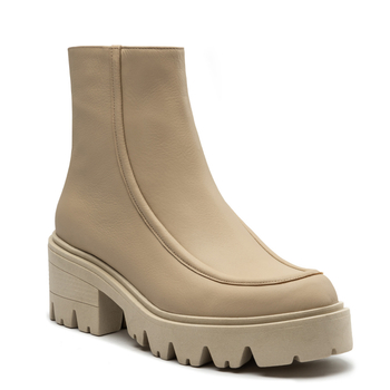 Botki R.Polański 1509 - Beżowy Lico