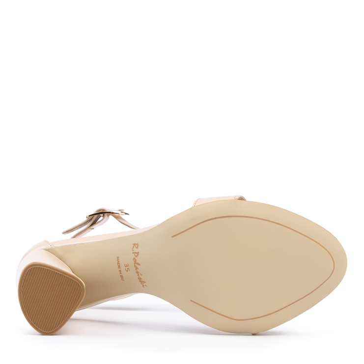 Sandały 876 - Beżowy Lico