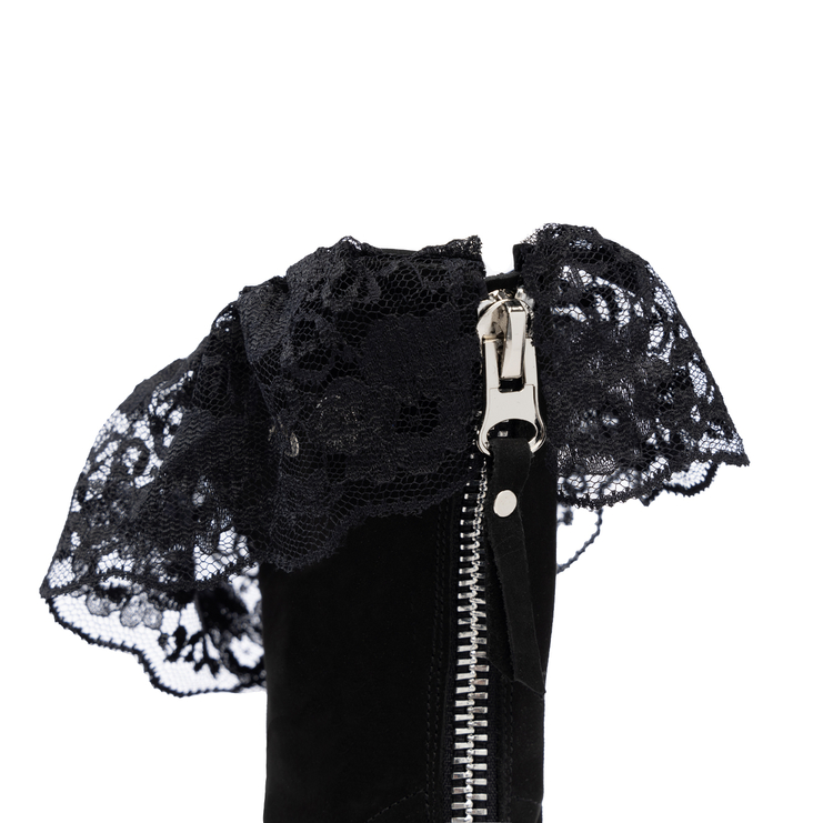 Botki 887 - Czarny Nubuk