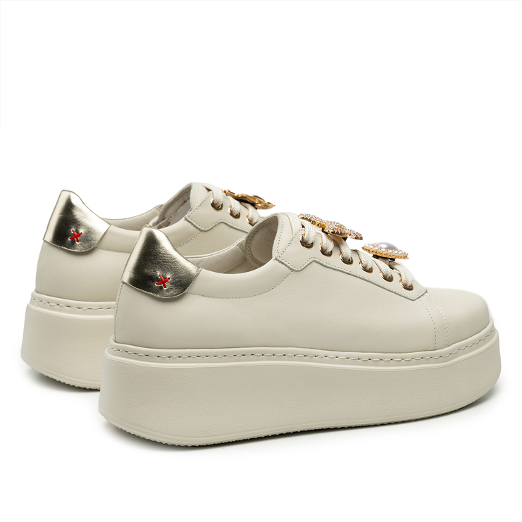 Sneakersy R.Polański 1796 - Beżowy