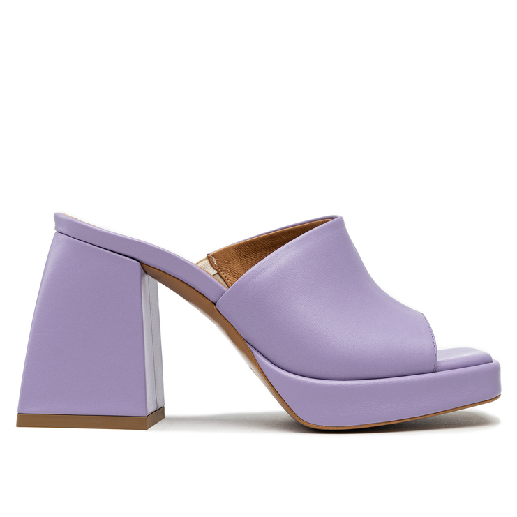 Klapki R.Polański 1648 - Fioletowy Polina 288 Lico