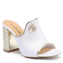 Klapki 1007 - Biały Lico