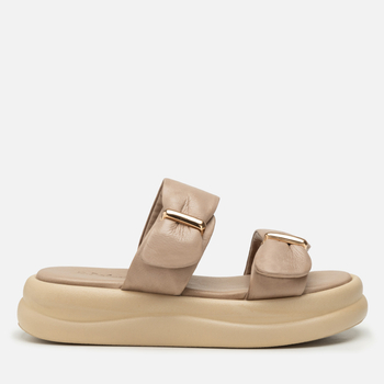 Klapki R.Polański 2193 - Cappuccino Lico