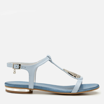 Sandały R.Polański 1023 - Błękitny Polina 584 Lico
