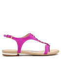 Sandały 826 - Fuksja Zamsz