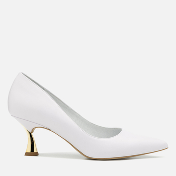 Czółenka 1210 - Biały Lico