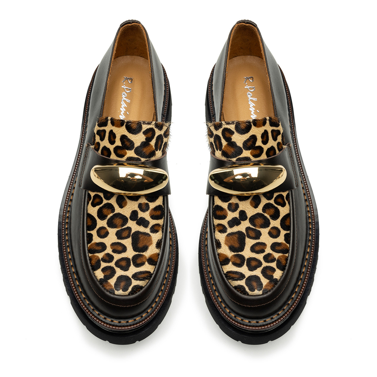 Półbuty R.Polański 2004 - Brązowy Lico/Pantera