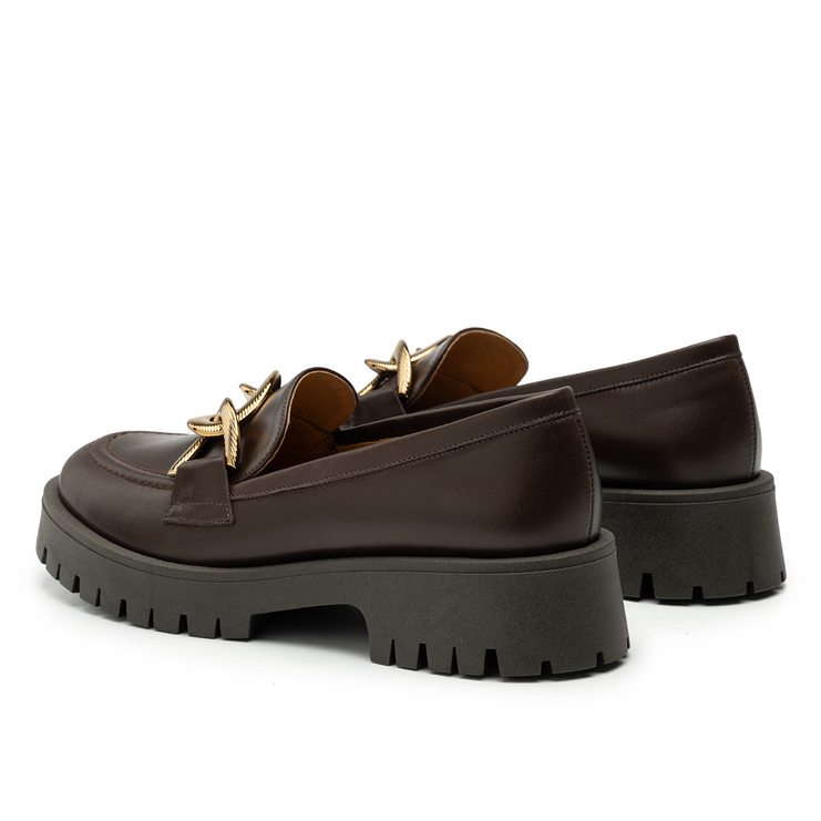 Mokasyny R.Polański 1811 - Brązowy Lico