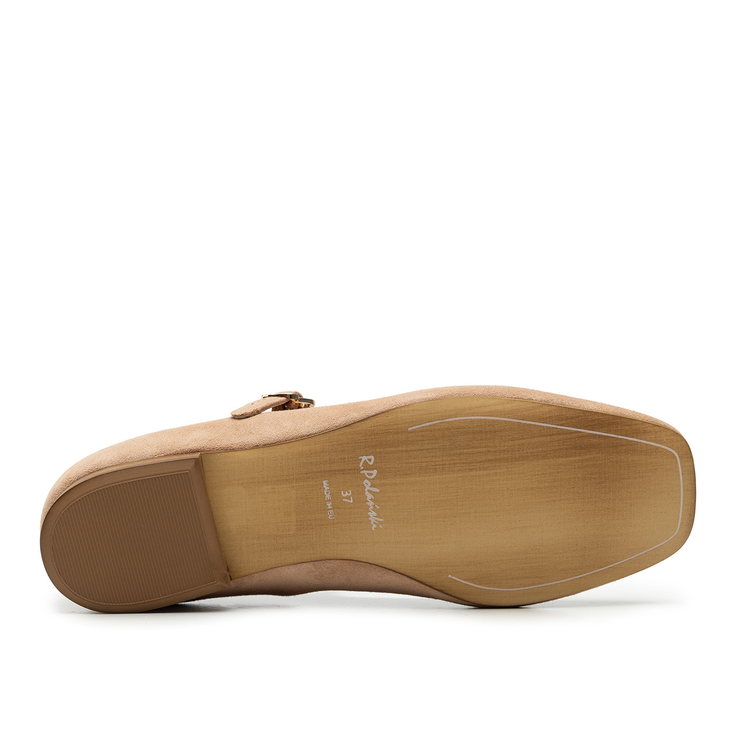 Baleriny R.Polański 1882 - Beżowy Zamsz