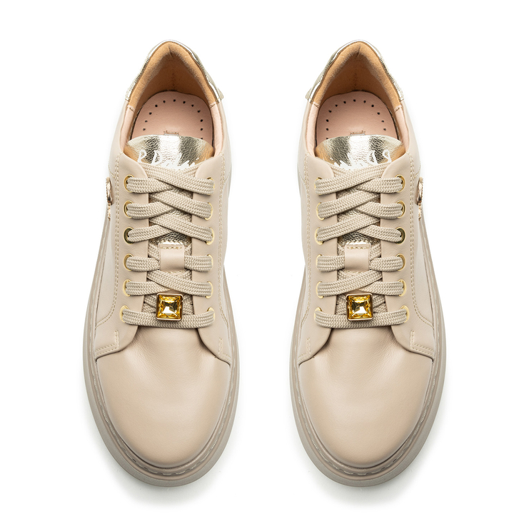 Sneakersy R.Polański 1934 - Beżowy Lico