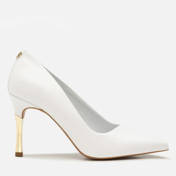 Czółenka 982 - Biały Lico