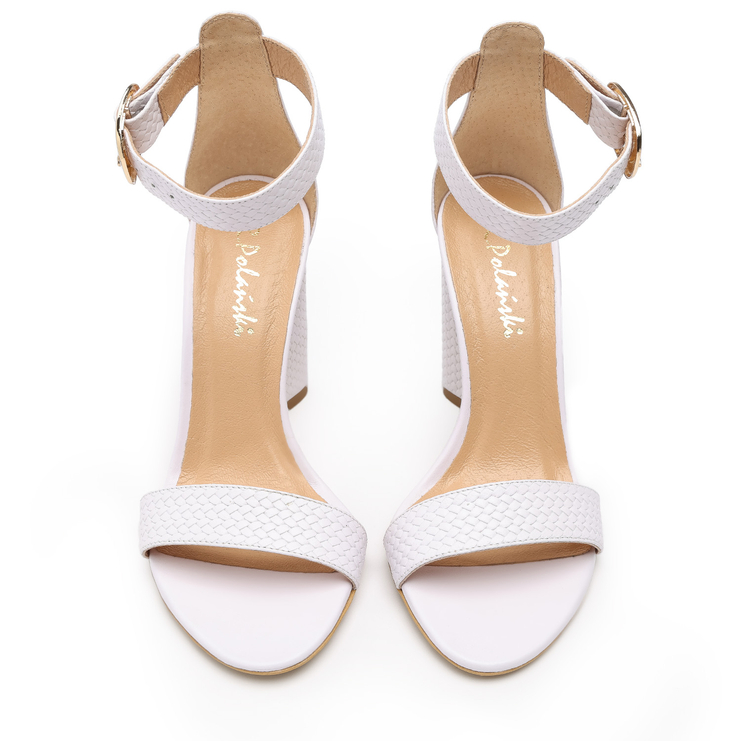 Sandały 876 - Biała Plecionka