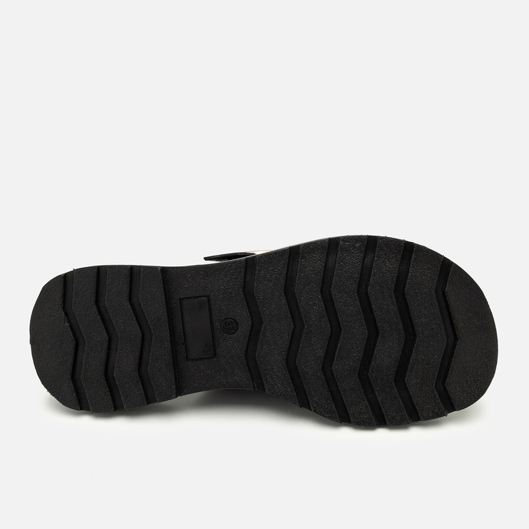 Klapki R.Polański 2131 - Czarny Lico