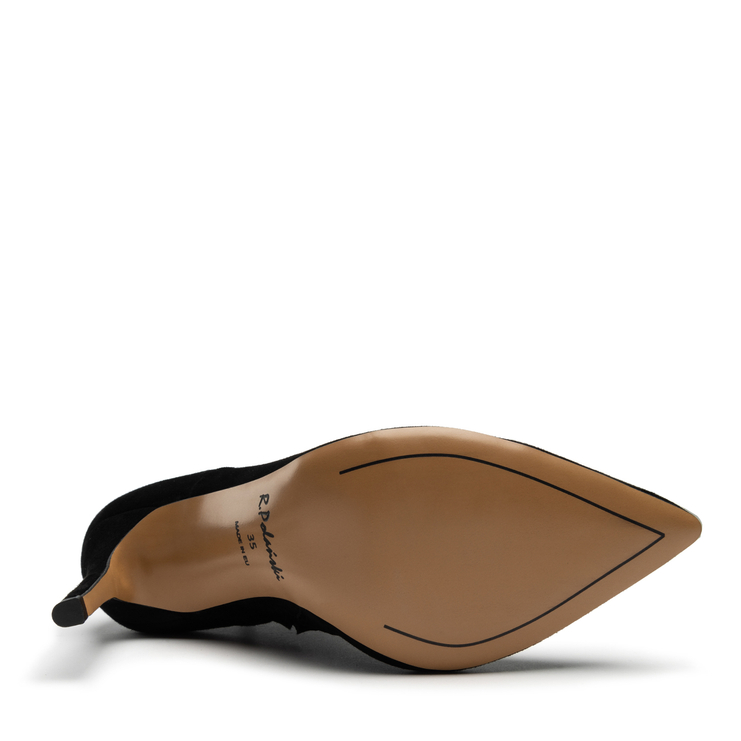 Botki R.Polański 1617 - Czarny Zamsz