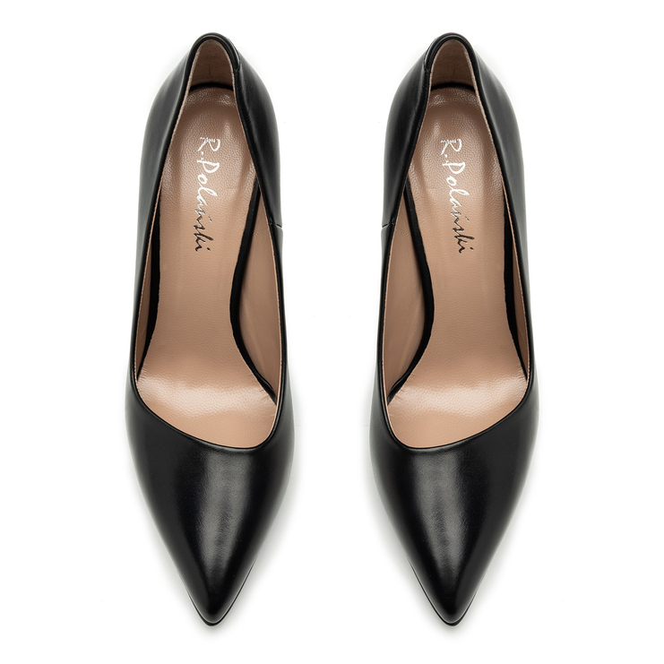 Szpilki R.Polański 2060 - Czarny Lico