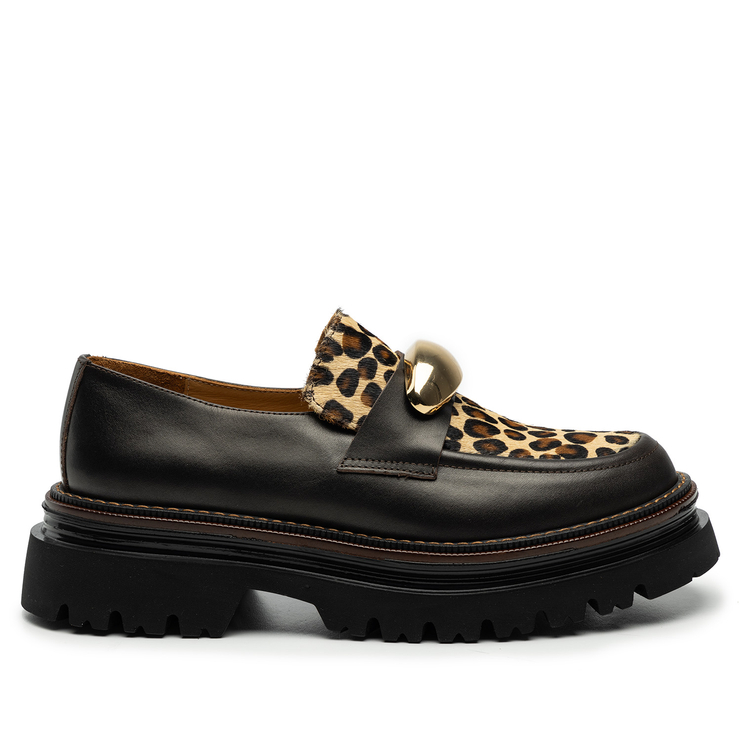 Półbuty R.Polański 2004 - Brązowy Lico/Pantera