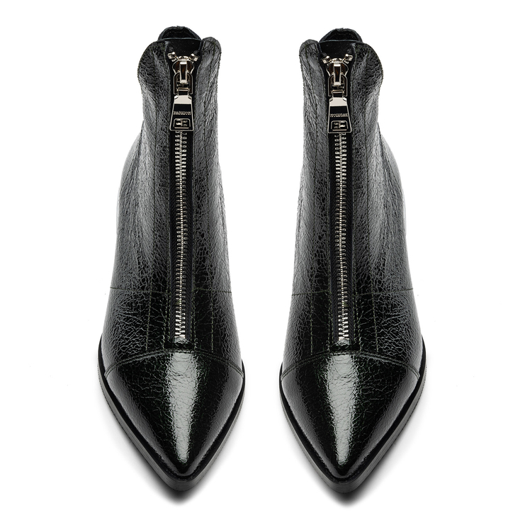 Botki R.Polański 1575 - Ciemny Zielony Naplak