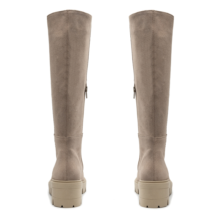 Kozaki R.Polański 1408 - Cappuccino 42 Zamsz