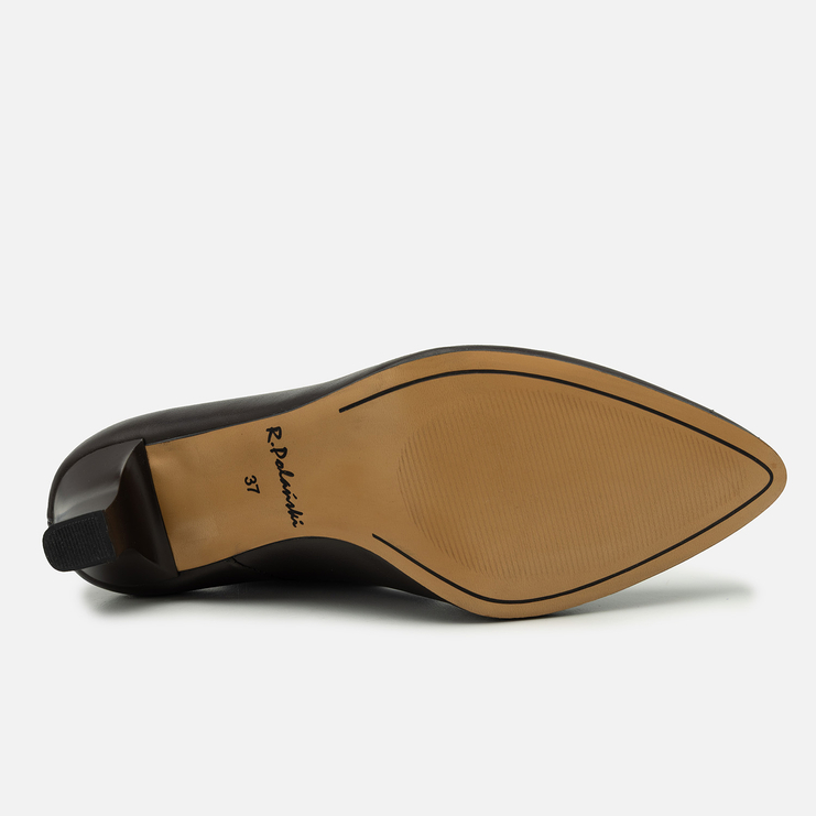 Czółenka R.Polański 2255 - Brązowy Lico