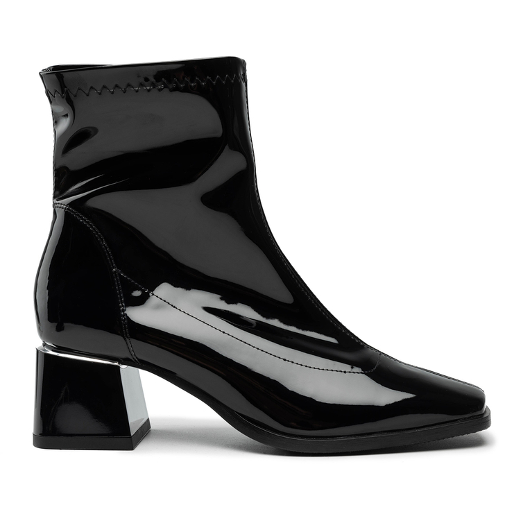 Botki R.Polański 1609 - Czarny Lakier