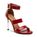 Sandały R.Polański 1287/A - Czerwony Lico