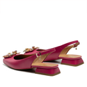 Sandały R.Polański 1595 - Fuksja Polina 559 Lico